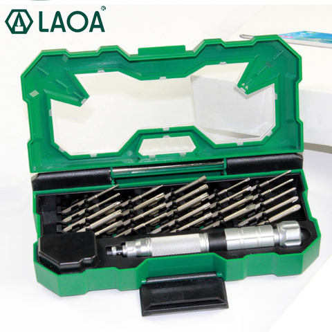 LAOA Precision screwdriver Set  S2 Alloy Steel Bits Mobile Phone Repair Tool Camera repaired ► Photo 1/6