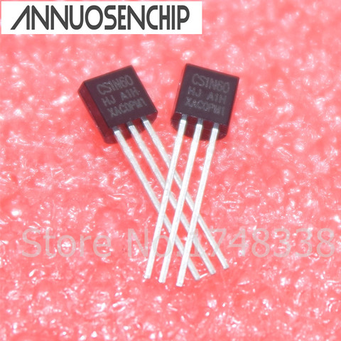 CS1N60 1N60 TO-92 N-Channel  Power  MOSFET 0.8A 600V ► Photo 1/6