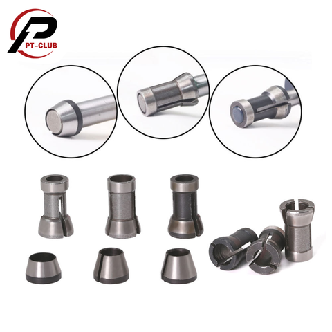 Multi-type High Precision Adapter collet shank router tool Adapters holder 6mm/6.35mm/8mm ► Photo 1/6