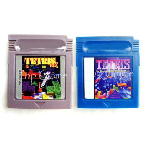 Tetris DX Grey Blue Shell World Game Cartridge Accessories for 16 Bit Video Game Console ► Photo 1/1