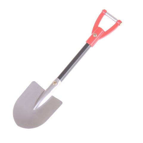 1PCS Total Length 105mm 1:10 Metal Scale Shovel For RC Climbing Truck Car Decorative Tools ► Photo 1/6