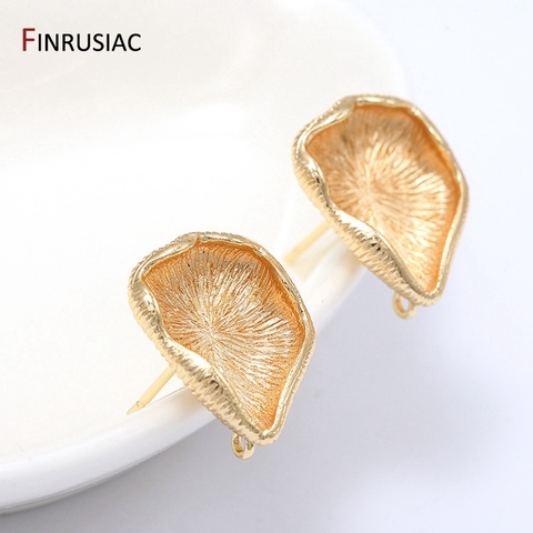 2022 New Designer 14K Gold Plated Post Earrings for Women's Fashion Statement Golden Punk Charm Earrings Party Jewelry ► Photo 1/6