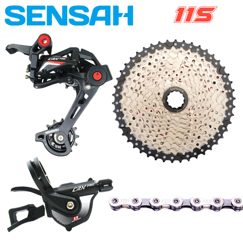 SENSAH CRX Pro 11 Speed bicycle derailleur 46t YBN X10 chain groupset  bicycle accessories   chains and cassett ► Photo 1/6
