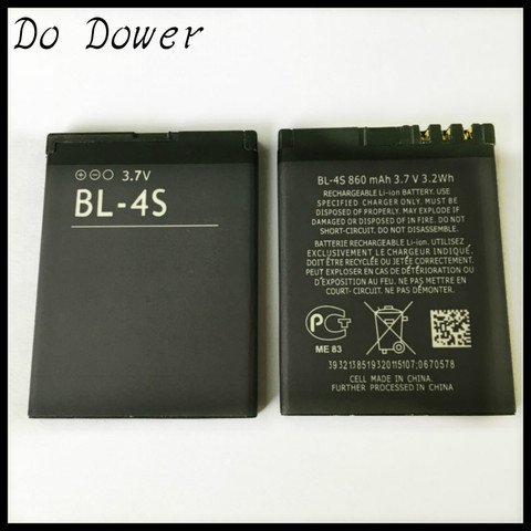 BL4S BL-4S Battery For Nokia 2680s 3600s 3602S 3711 6202c 6208c 7020 7100s X3-02 2680S battery ► Photo 1/3