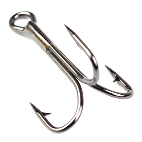 20pcs Treble Hooks 2#4#6# High Carbon Steel Fishhooks Saltwater