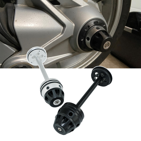 For BMW R1200GS R1250GS Adventure R1200 GS S/ST/RT LC Adv R NINE T Rear Wheel Fork Axle Cap Crash Protector Slider Spindle Hub ► Photo 1/6