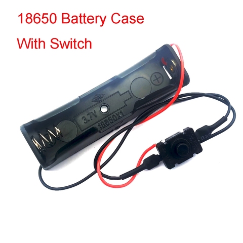 18650 battery box with switch 1 section 3.7v lithium battery box battery box diy kit single section 18650 ► Photo 1/4