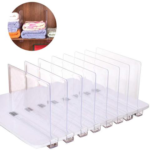 Transparent Acrylic Shelf Dividers Anti-broken Closet Shelf Separator Organizer For Home Anti-scratch Flapper For Kitchen ► Photo 1/6