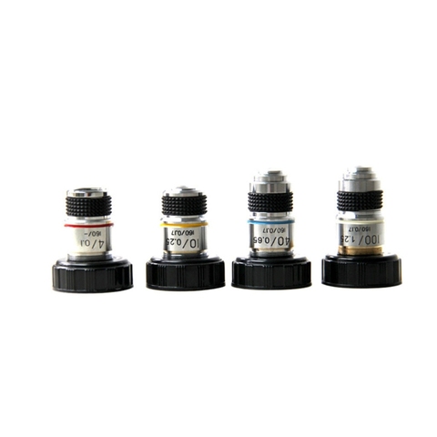 4X 10X 40X 100X High Quality Microscope Objective Lens Achromatic Objective Laboratory Biological Microscope parts ► Photo 1/6