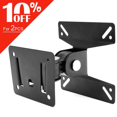 15KG Adjustable TV Wall Mount TV Holder Rotate TV Wall Bracket Support 180° Rotation for 14~24 Inch LCD LED Flat Panel Monitor ► Photo 1/6