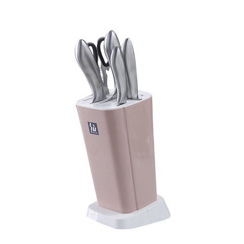 Knife Holder Multifunctional BPA Free Plastic Tool Kitchen Appliances  Hidden Knife Stands Kitchenware Partner Knife Block With ► Photo 1/6