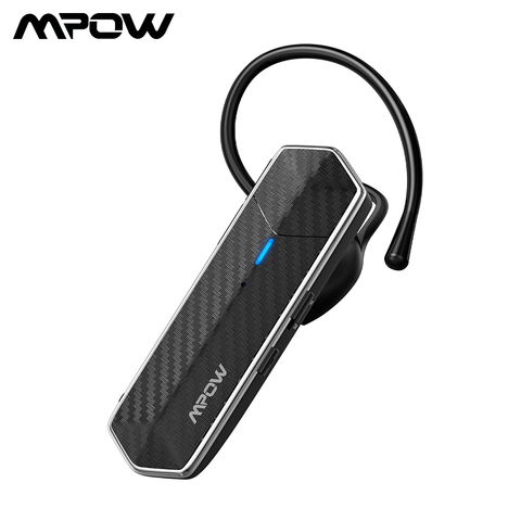 Mpow EM18 Bluetooth 5.0 Earphone Single Wireless Headphones CVC8.0 Noise Cancelling Mic Earbud With 24H Talking Time For Driver ► Photo 1/6