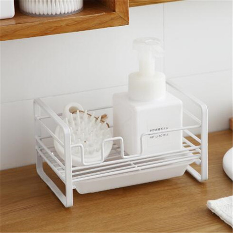 Sink Organizer Rack Sponge Holder Dish Cloth Brush Soap Drain Storage Kitchen Accessories ► Photo 1/6