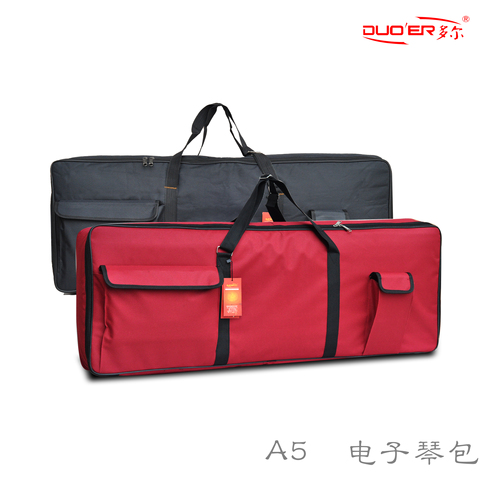 Duoer 61 Key Universal Instrument Keyboard Bag 600D Thickened Cloth Electronic Organ Bag Waterproof Electronic Piano Cover Case ► Photo 1/6