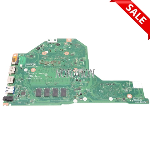 Nokotion EH7LW LA-H792P NBHEF11001 NB.HEF11.001 For acer Aspire 3 A315-54 Laptop Motherboard SRFFZ i3-8145U DDR4 ► Photo 1/5