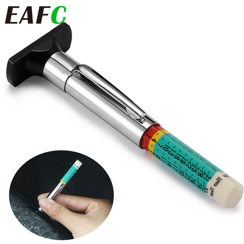 Car Tyre Measuring Pen Color Coded Universal Tyre Tread Depth Measuring Tool Cylindrical 25mm Depth Gauge ► Photo 1/6