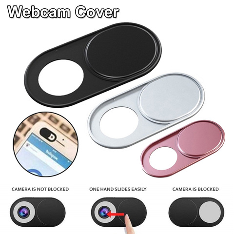 1PC Ultra Thin Metal Webcam Cover For Laptop Tablet Phone Camera Slider Shutter Stickers Universal Privacy Protect Accessory ► Photo 1/6