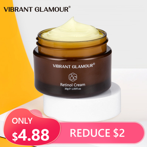 VIBRANT GLAMOUR Retinol Face Cream Firming Lifting Anti-Aging Remove Wrinkle Whitening Brightening Moisturizing Facial Skin Care ► Photo 1/6