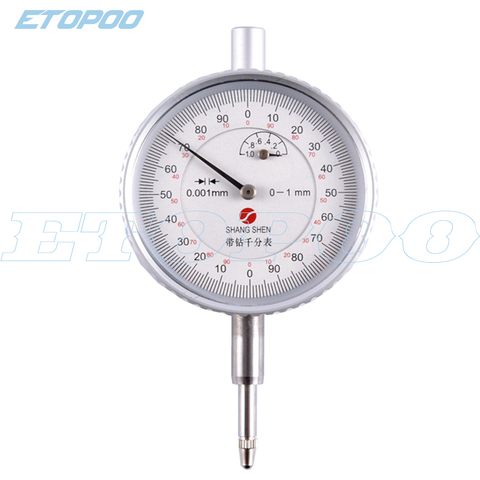 0.001mm micron dial indicator 0-1mm 0-3mm 0-5mm measuring range Precision shockproof indicator precision dial indicator gauge ► Photo 1/1