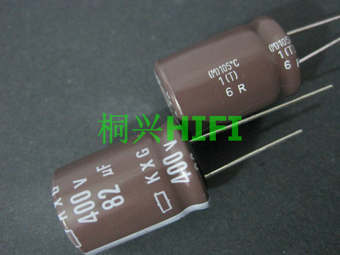 10pcs NEW NIPPON KXG 400V82UF 18x25MM NCC electrolytic Capacitor 82UF 400V CHEMI-CON NCC kxg 400v 82uf ► Photo 1/1