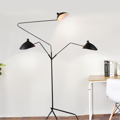 Designer Tripod Floor Lamp Nordic Adjustable Spider arm Stand light Loft Industrial Living Room bedroom decor indoor lighting ► Photo 1/6