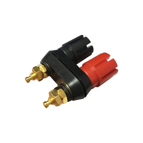 Top Selling Quality Banana plugs Couple Terminals Red Black Connector Amplifier Terminal Binding Post Banana Speaker Plug Jack ► Photo 1/4