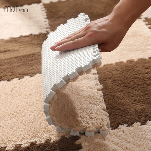 DIY Nordic Ins Room Floor Mat Carpet Plush Velvet Bedroom Full Rooms Children's Girls Net Pink Mat Floor Mats Plush Surface Crop ► Photo 1/5