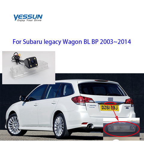 Yessun License plate rear camera For Subaru legacy Wagon BL BP 2003~2014 For Subaru Forester Outback 2008 2009 2010 2011 2012 ► Photo 1/5