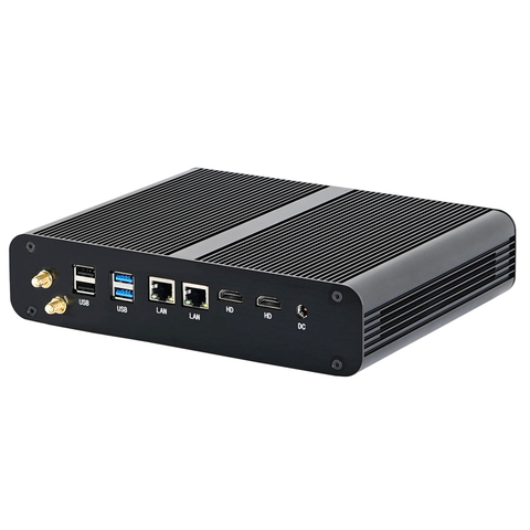 Topton Newest Mini PC Intel Core i7 1065G7 i5 1035G4 Windows 10 2xHDMI2.0 2xLAN SD Optical SPDIF 8*USB Office Desktop Computer ► Photo 1/6