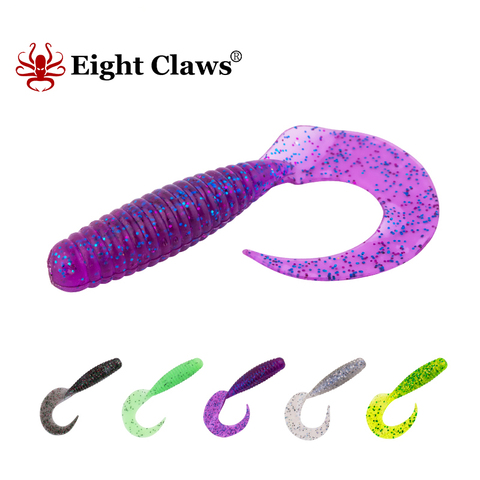 EIGHT CLAWS Soft Bait Fishing Lures 3.5g 7cm Rubber Swimbait Silicone Artificial Bait Soft Plastic Bait Worm Soft Jigging Lures ► Photo 1/6