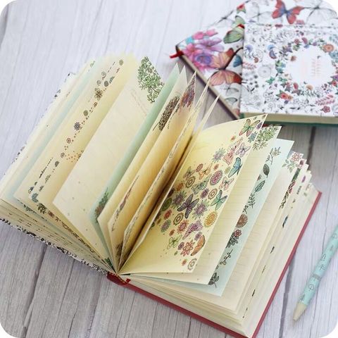 Sharkbang Secret Garden Series Pretty Flora A5 Diary Notebook And Journals Planner Agenda Sketchbook Gift Box Kawaii Stationery ► Photo 1/6