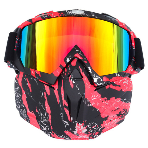 Hot Motocross Sunglasses Riding Ski Snowboard Snowmobile eyewear Mask Snow Winter Skiing Anti-UV Waterproof Glasses ► Photo 1/6