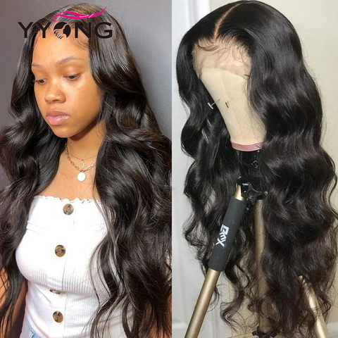 YYONG 30 32inch 13x4 Lace Front Human Hair Wigs For Black Women Remy Malaysian Body Wave 4x4 Lace Closure Wig HD Transparent Wig ► Photo 1/6