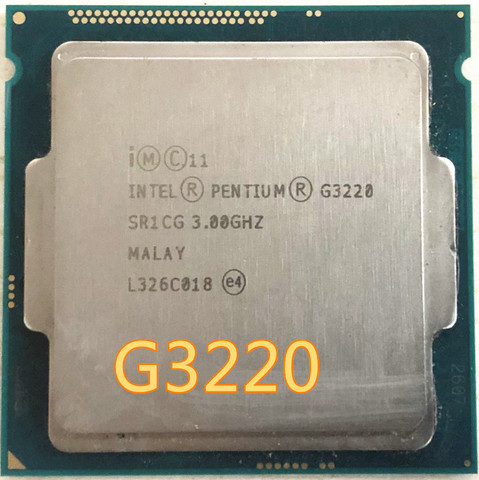 Intel Pentium G3220 3.0 GHz Dual-Core CPU Processor 3M 53W LGA 1150 G3220 ► Photo 1/1