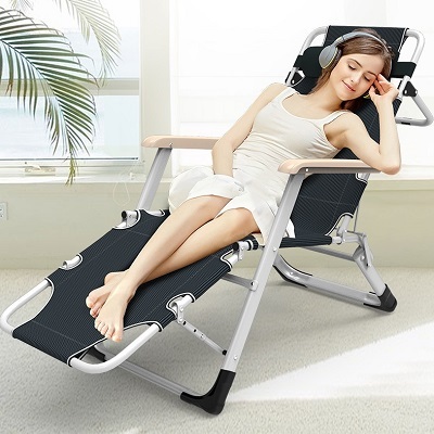 Folding chair lunch break chair office chair couch beach chair recliner folding chair lunch break chair ► Photo 1/5