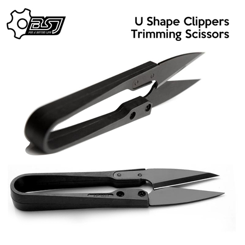 1 pcs U Shape Clippers Trimming Scissors Nippers Hand Tool Sewing Embroidery Thrum Yarn High Quality Stainless Steel U Scissors ► Photo 1/6