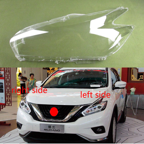 For Nissan Murano 2015 2016 2017 Front Headlight Shell Transparent Headlamp Shade Glass Headlamp Shade Matching ► Photo 1/6