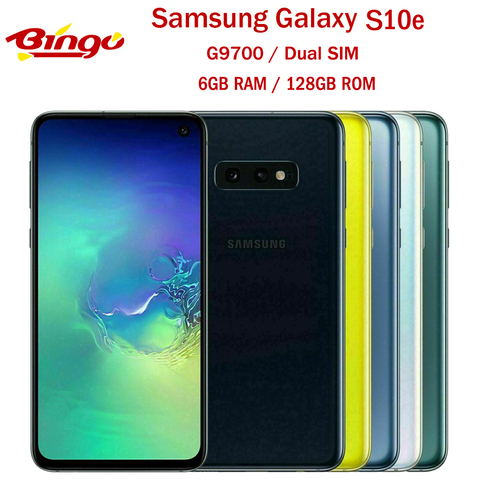 Samsung Galaxy S10e G9700 128GB Dual Sim Original Unlocked Android Mobile Phone Qualcomm Octa Core 5.8