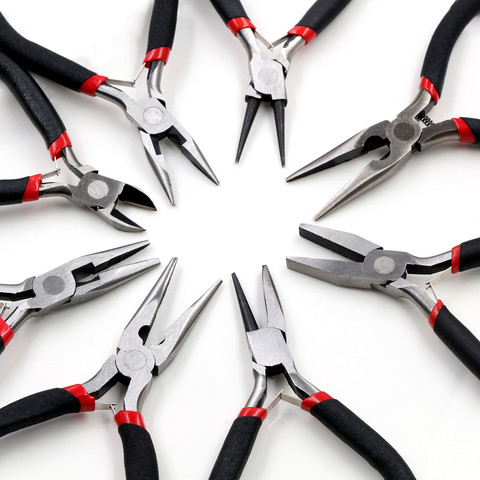 1 Piece Stainless Steel Needle Nose Pliers Jewelry Making Hand Tool Black 12.5cm ► Photo 1/6