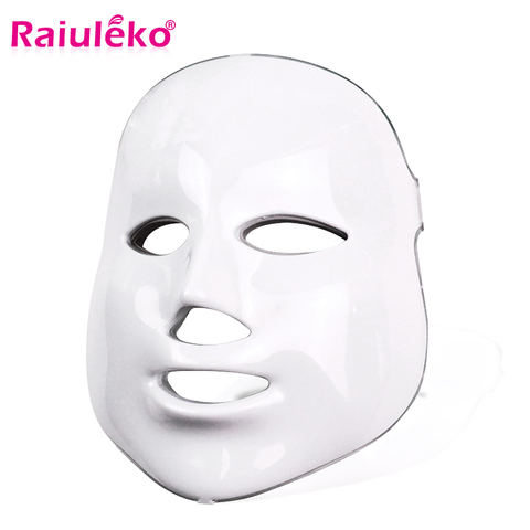 2022 Upgraded 7 Colors Light Photon LED Facial Mask Skin PDT Skin Rejuvenation Anti Acne Wrinkle Removal Therapy Beauty Salon ► Photo 1/6