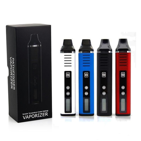 Pathfinder V2 Dry Herb Vaporizer Kit Electronic Cigarette Vapor 2200mAh Temp Control Pathfinder II Herbal Wax Mod Vape Pen Kit ► Photo 1/6