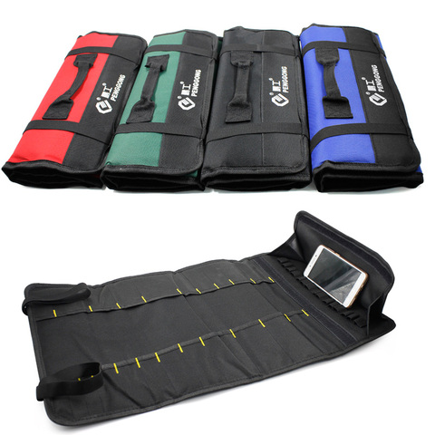 Multifunction Tool Bags Practical Carrying Handles Oxford Canvas Chisel Roll Bags For Tool 3 Colors New instrument Case Dropship ► Photo 1/6