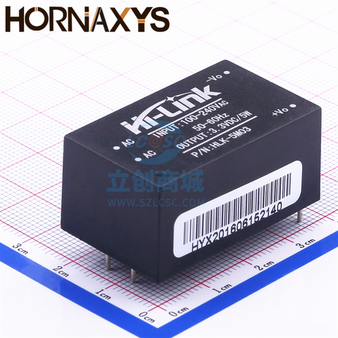 220V to 5V/3.3V/9/12V/24V AC DC Mini Power Supply Module Step Down Buck Module AC to DC HLK-5M03 HLK-5M05 HLK-5M09 HLK-5M12 ► Photo 1/1