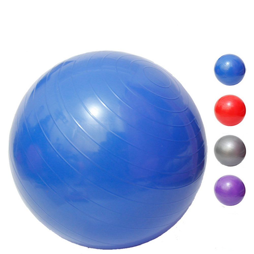Sports Yoga Balls Bola Pilates Fitness Gym Balance Fitball Exercise Pilates  Workout Massage Ball 45cm PVC Fitness Balls
