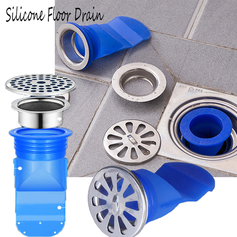 Silicone Floor Drain Deodorant Core Pipe Anti Odor Drain Insect Control Sewer Ring Bathroom Washing Machine Anti-backflow Sealer ► Photo 1/6