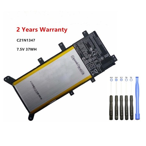 7.5V 37WH Laptop Battery For ASUS X554L X555L X555LB X555LN X555 X555LD X555LP F555A F555U W519L F555UA VM C21N1347 ► Photo 1/4