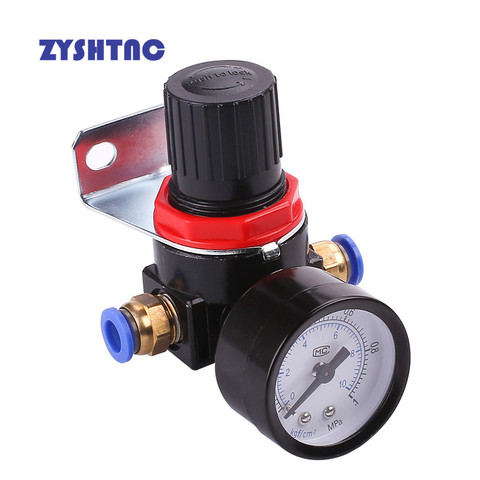 AR2000 G1/4'' AR2000-02 Pneumatic Mini Air Pressure Relief Control Compressor Regulator Treatment Units Valve Gauge Fitting ► Photo 1/4