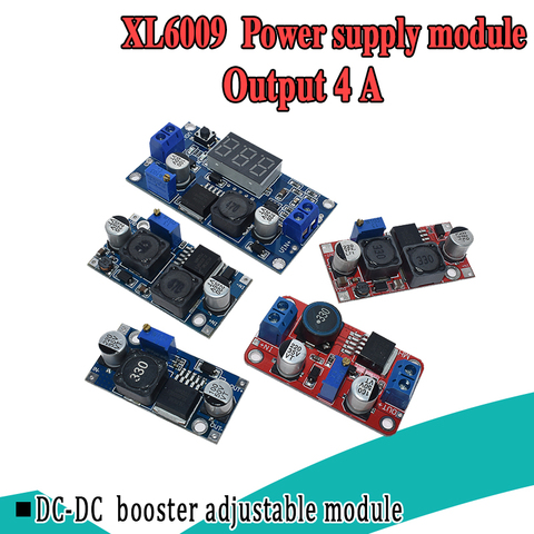 XL6009 4A Boost Converter Step Up Adjustable 15W 5-32V to 5-50V DC-DC Power Supply Module High Performance Low Ripple ► Photo 1/6
