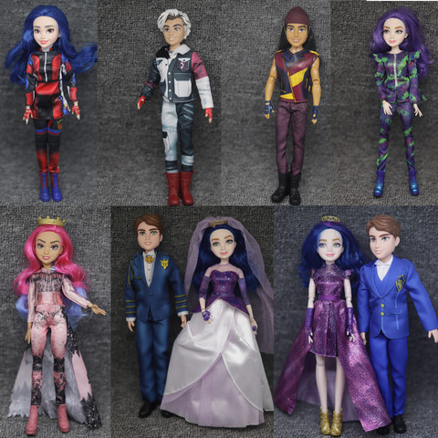 Disney Descendants 3  Mal Ben Jay Evie Carlos Audrey Fashion Doll ► Photo 1/5