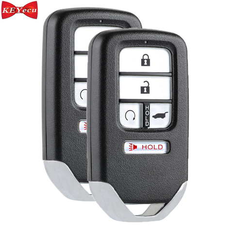 KEYECU 2pcs for Honda Civic CR-V Pilot 2016 2017 2022 Remote Control Car Key Fob 47 Chip 433MHz KR5V2X ► Photo 1/4